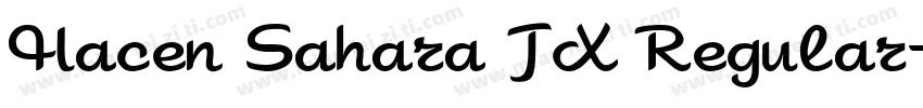 Hacen Sahara TX Regular字体转换
